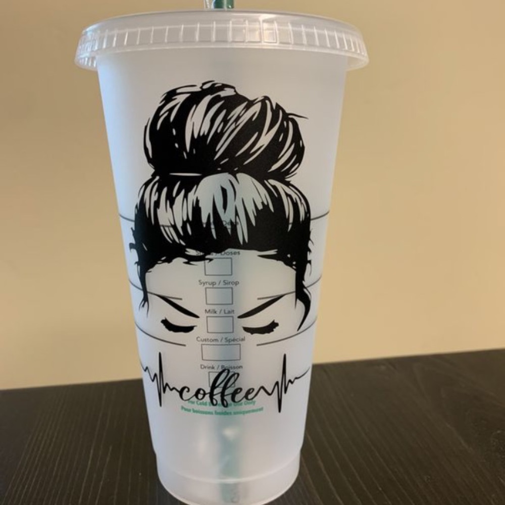 Custom Reusable Starbucks cups!🦋✨